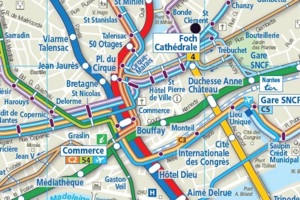 Charmant Et Lumineux T2 Centre Ville Au Calme Nantes Esterno foto